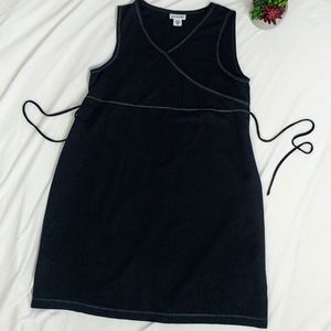 Motherhood maternity sleeveless black dress sz med